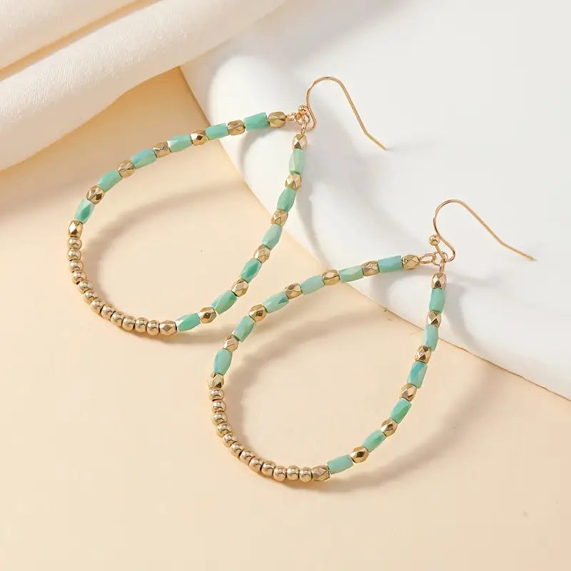 Mint Teardrop Earrings