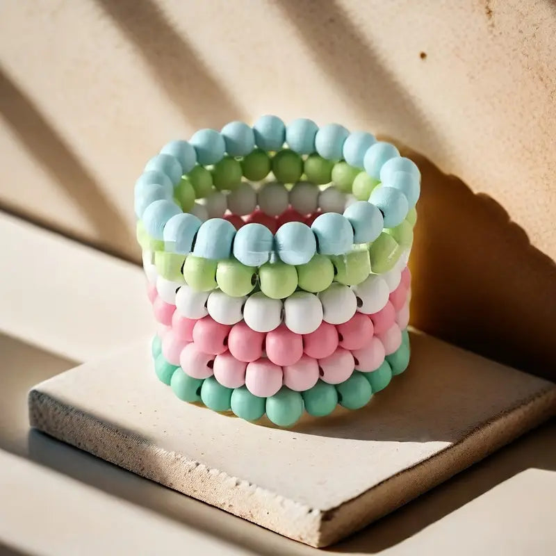 Wooden Bead Bracelets