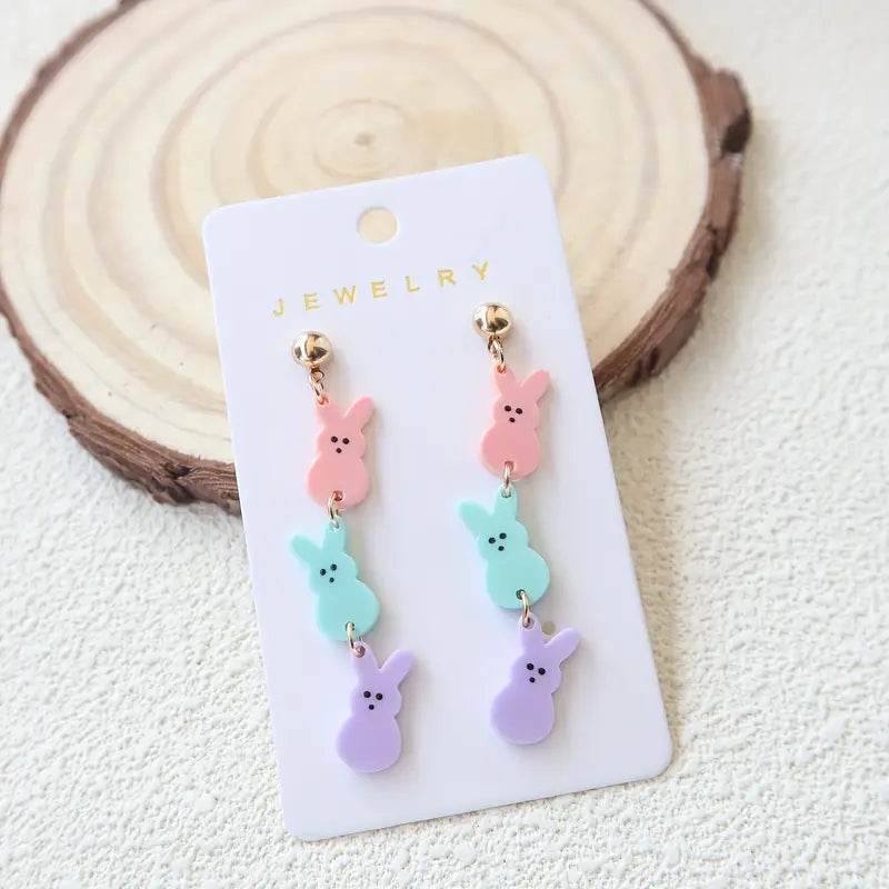 Peep Bunny Earrings