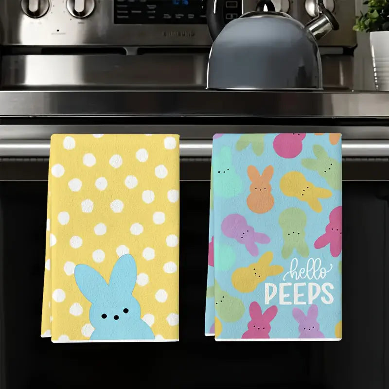 Hello Peeps Towels