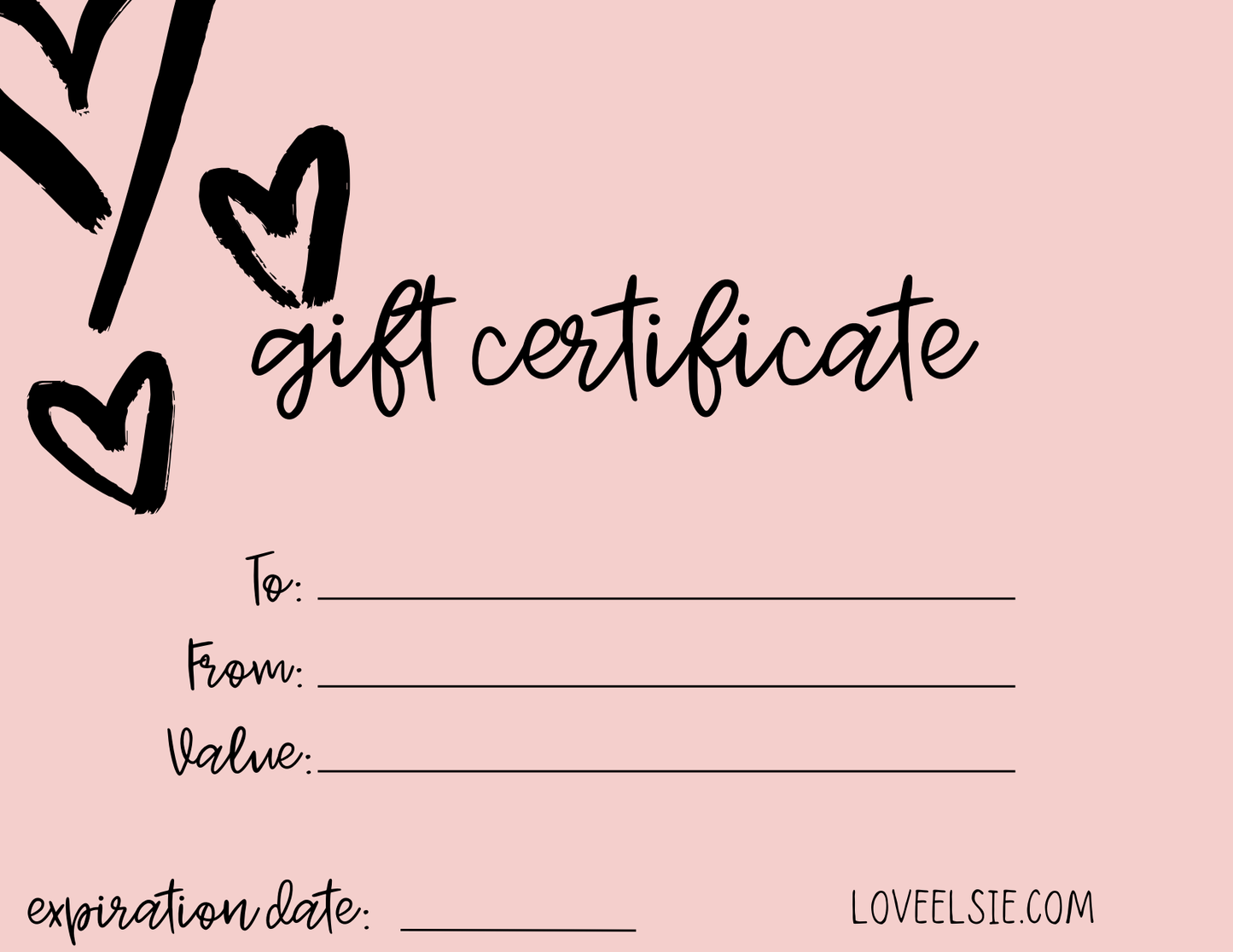 Love Elsie Gift Card