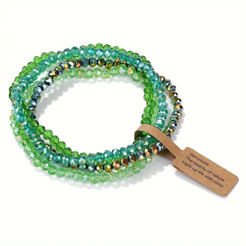 Green Bracelet Set